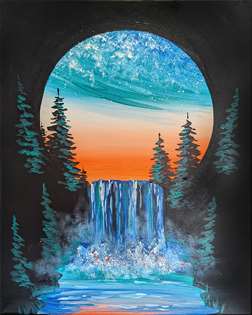 Sunset Waterfall